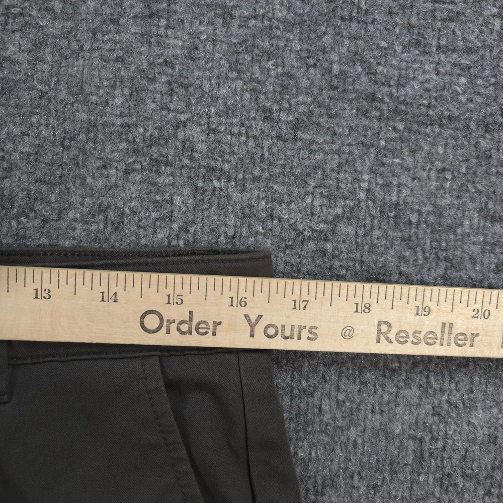 Mugsy Pants Mens 33x30 Brown Brooks Slim Stretch Chino Casual Everyday K6PNBG - Picture 7 of 12
